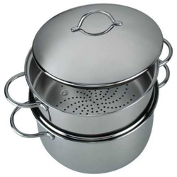 Vaporiera inox 18 10 cm 20 - Barazzoni en oferta