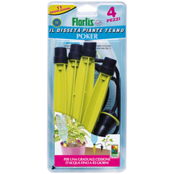 IL DISSETA PIANTE TEKNO POKER, irriga le piante fino a 45 giorni - 4 pezzi en oferta