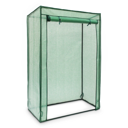Relaxdays - Serra per Pomodori, Giardino, Balcone, Telo Orto Trasparente, HLP 150x100x50 cm, Acciaio & PVC, Verde en oferta