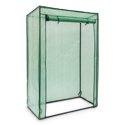 Relaxdays - Serra per Pomodori, Giardino, Balcone, Telo Orto Trasparente, HLP 150x100x50 cm, Acciaio & PVC, Verde