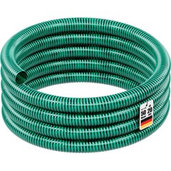 Wiltec - Tubo di aspirazione con spirale rinforzata da 50 m Ø 20 mm (3/4') precio