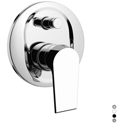 Maria - MONOCOMANDO INCASSO DOCCIA CON DEVIATORE LINEA ARTIC Nichel Nero Spazzolato