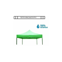 Grecoshop - Tetto/Copertura superiore impermeabile per Gazebo 3x3m Verde características