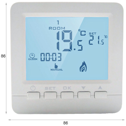 Termostato Digitale Con Tasti Programmabile Per Caldaia A Gas Murale Da Parete Alimentato Con 2 Pile AA precio