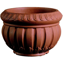 Caspò Acanto in resina 24 cm. Terracotta en oferta