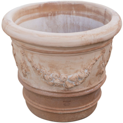 Vaso in Terracotta 100% Made in Italy Lavorata a Mano características