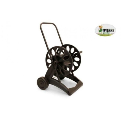 Carrello avvolgitubo 'Black Cyber' con telaio in metallo verniciato