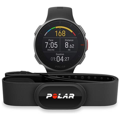 Vantage V Cinturino M / L Display 1.2'' Bluetooth Cardiofrequenzimetro Pedometro integrato Obiettivi personali Nero