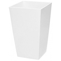 Urbi Vaso di fiori alta 2 litri, plastica, 12,6 x 12,6 x 20 cm in colore bianco precio