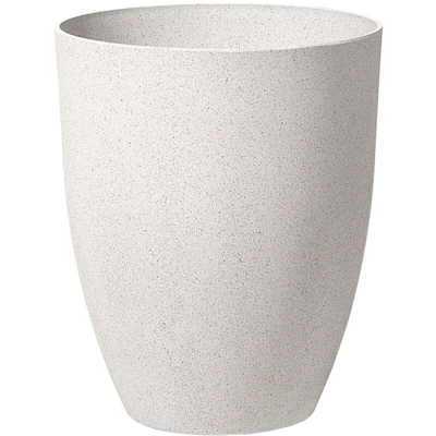 Vaso tondo da interno/esterno bianco sporco 43x43x52cm CROTON
