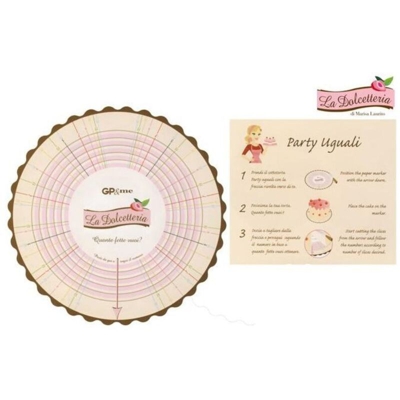 Sottotorta Con Indicatori X Fette Set 6 Pz.