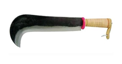 Roncola Santo Manico Cuoio Mm. 280