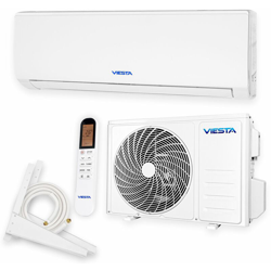 VIESTA 18SM Condizionatore d'aria split set completo con titanio oro 18000 BTU 5,1kW R32 A++ WiFi Ready incl. telecomando 2x 5m cavo di rame accessori precio