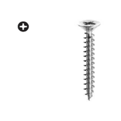 20 VITI PER LEGNO TRUCIOLATO, TESTA PIANA SVASATA CON IMPRONTA A CROCE - ACCIAIO INOX 3,5X25MM - Oreca precio