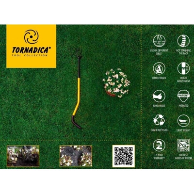 Coltivatore manuale Tornadica MINI in acciaio