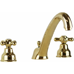 Miscelatore lavabo 3 fori Paffoni Iris- Viola IRV055-VLV055 | Oro - Iris en oferta