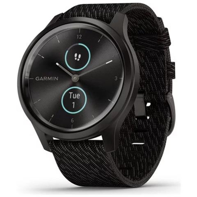 Smartwatch Vivomove Style 42 mm Impermeabile 5ATM Bluetooth con GPS e Cardiofrequenzimetro Alluminio Nero