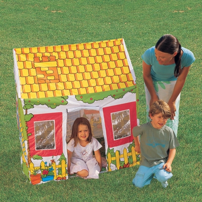 La Dea Home - BESTWAY Casetta per bambini gioco in tela COTTAGE MONTABILE CM. 102X76X114 52008