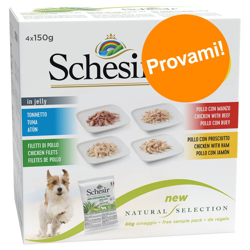 Set prova misto! Schesir Natural Selection 4 x 150 g + 50 g secco - 4 varianti miste características