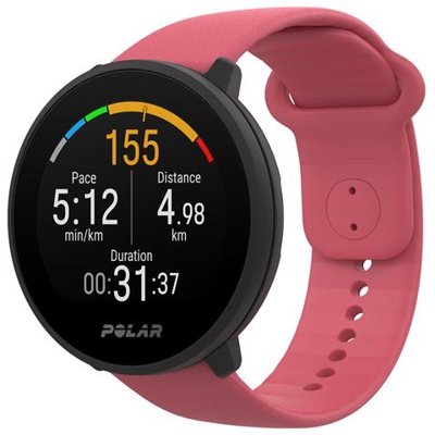 Unite Sportwatch Fitness Tracker con Frequenza Cardiaca e Monitoraggio Sonno Bluetooth Imperrmeabile 3ATM Colore Rosa
