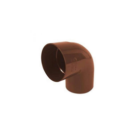 Curva pvc color rame diametro 80 mm 87° chiusa per gronda - Dakota en oferta
