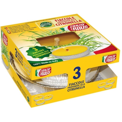 Mondo Verde Casa E Giardino - Fiaccole Citronella in Stagnola Cm.14