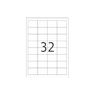 8643 etichetta autoadesiva Bianco Rettangolo Permanente 320 pezzo(i) - Herma