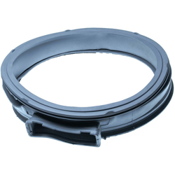 vhbw manicotto per sportello compatibile con LG F104J8JH2W, F104J8JH2WD, F14WD107TH6, F14WD96EH1 lavatrice - gomma, diametro 40 cm, grigio características