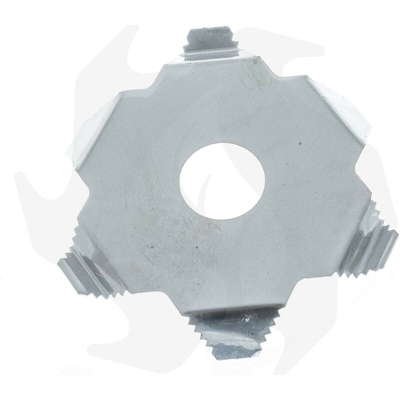 Bazargiusto - DISCO ANTI-AVVOLGIMENTO ERBA NINJA INOX, SISTEMA DI TAGLIO SEGHETTATO 25,4MM