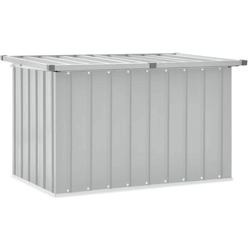 Baule da Giardino Grigio 109x67x65 cm - Grigio - Vidaxl en oferta