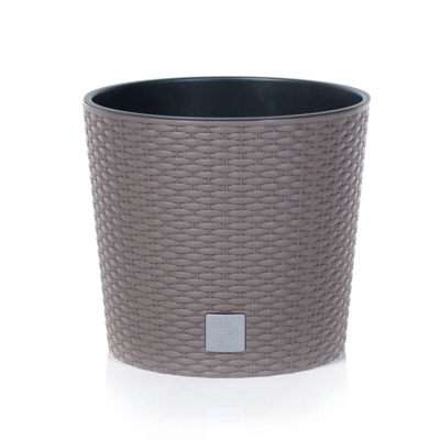 Vaso tondo 15,3 litri Rato con secchio per piantare in mocca 30 x 30 x 27 cm