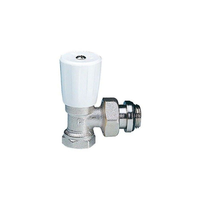 Pintossi+C 238 PTM Valvola manuale a semplice regolazione attacco tubo ferro 3/4' esecuzione ad angolo codice 0023810034 venduto in confezione da 12