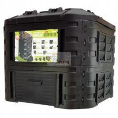 Compostiera da giardino composter bio compost bidone compostaggio 540 litri