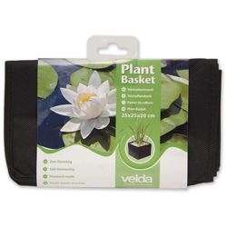 Plant Basket cm25x25x20h - cesto in tessuto per la coltivazione di piante da laghetto - Velda precio