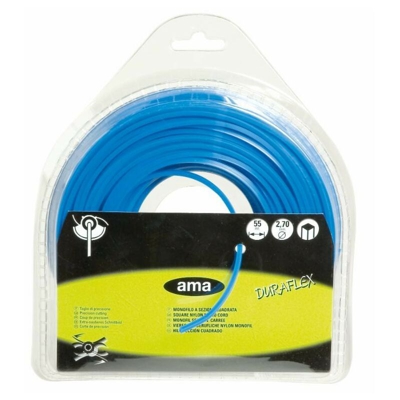 Lem Select - Filo di nylon a sezione quadrata Duraflex ø 2,4 mm - 67 mt