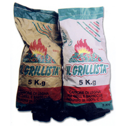 Carbonella carbone per grill e barbecue di legna il grillista kg 5 precio