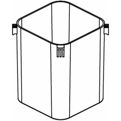 Ricambio WHALE 120 Canestro nero - Sicce