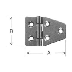 CERNIERA PER ARREDAMENTI NAUTICI - ACCIAIO INOX 55X40MM - Oreca características