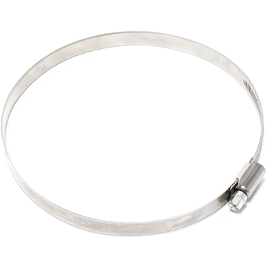 Fascette stringitubo con vite senza fine W4 inox Larghezza di banda 12mm Range di serraggio 160-180mm