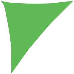 Vela Parasole 160 g/m² Verde Chiaro 3x4x5 m in HDPE - Verde - Vidaxl en oferta