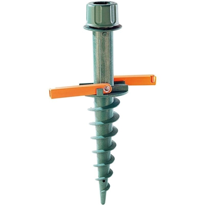 Porta ombrellone da mare a spirale, Trivella 'Gigante' picchetto per sabbia