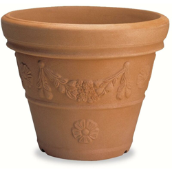 Vaso Resina Conico Festonato cm. 45 Anticato en oferta