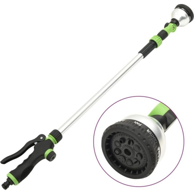Lancia per Irrigazione Telescopica con 9 Funzioni 110 cm - Nero - Vidaxl