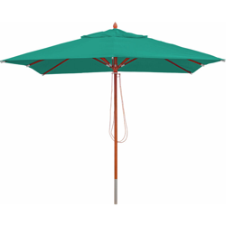 Ombrellone parasole HWC-C57 quadrato 3x3m verde precio
