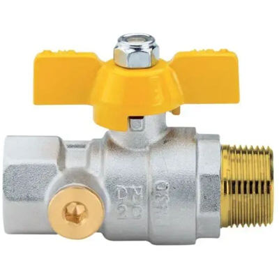 Valvola a sfera per Gas Top Test M/F 3/4 con farfalla S1438N35 - Enolgas