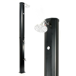 Doccia da giardino piscina a energia solare 35 litri nero en oferta