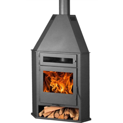 STUFA A LEGNA ECO DESIGN R8 FORNO 8 KW PREMIUM - Juan Panadero en oferta
