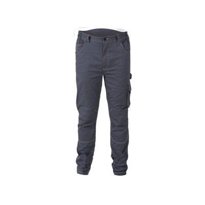Pantaloni da lavoro elasticizzato Slim Fit, 63% poliestere-34% cotone-3% tessuto elasticizzato. Taglia M