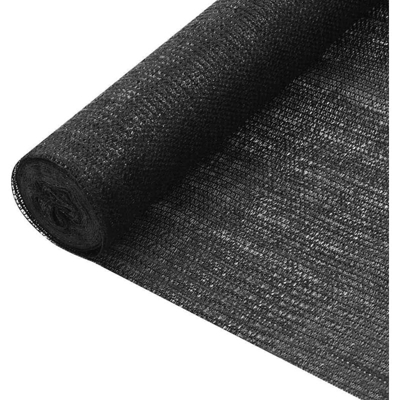 Rete per Privacy Nera 1,2x50 m in HDPE 75 g/m² - Nero - Vidaxl