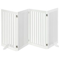 Relaxdays - Griglia in Legno, Regolabile, Cancelletto per Cani, Divisorio per Bambini, Camino & Stufa, 91,5x204,5, Bianco precio